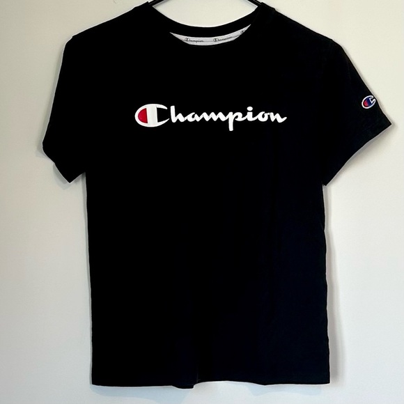 Classic Champion Black Athletic Short Sleeve Tee - XS - Picture 1 of 4